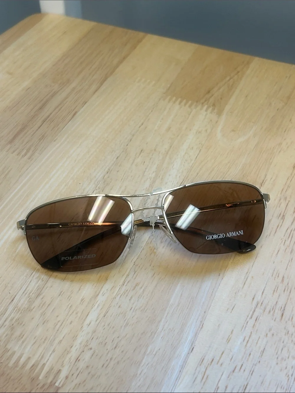 Vintage Giorgio Armani GA 186/S 3YGVF 57-17-130mm Polarized Made in Italy & Case